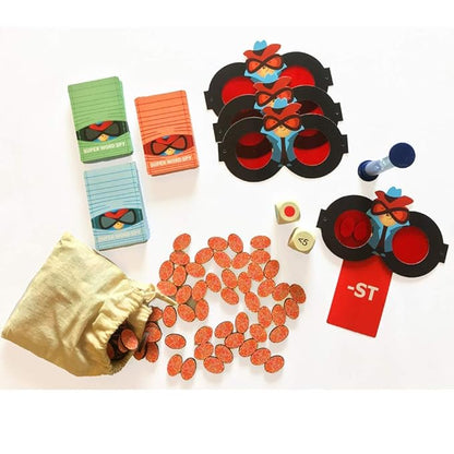 Chalk and Chuckles Super Word Spy - Fun Family Word Game, Kids and Adults | Educational Board Games