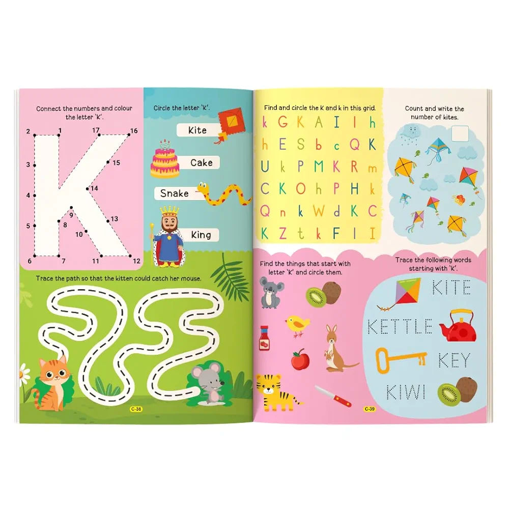 English Activity Book for Age 3+ | 250 Engaging Activities to Build vocabulary and Boost Problem-Solving Skills | Fun Learning | The Book Tree Books