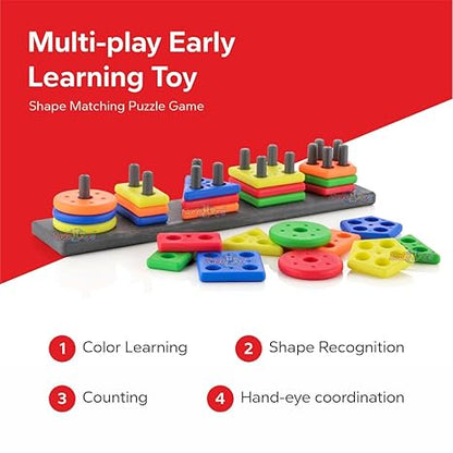 Zudo Toys Intellectual Smart Activity Fun And Learning Geometrics