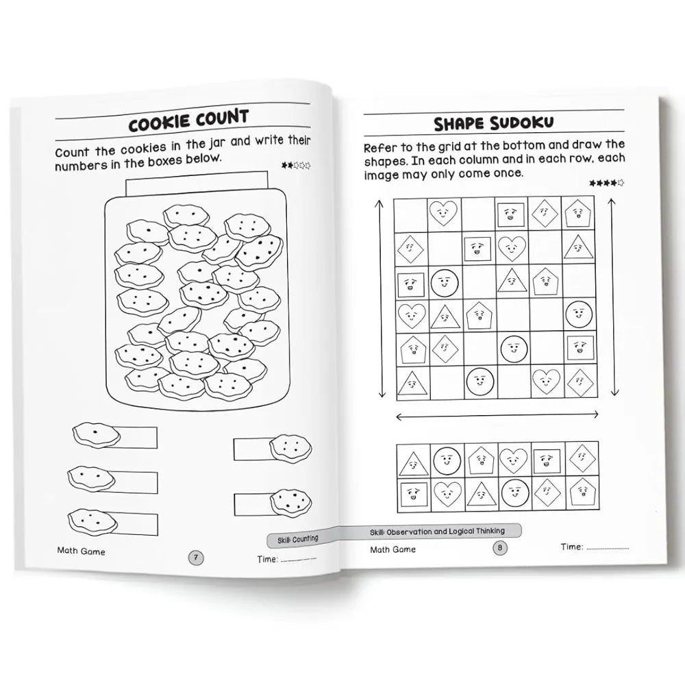 Maths Games for Kids  - Ultimate Brain Games: 120+ Fun Maths Puzzles and Activities to Enhance Numerical Skills - | The Book Tree Books