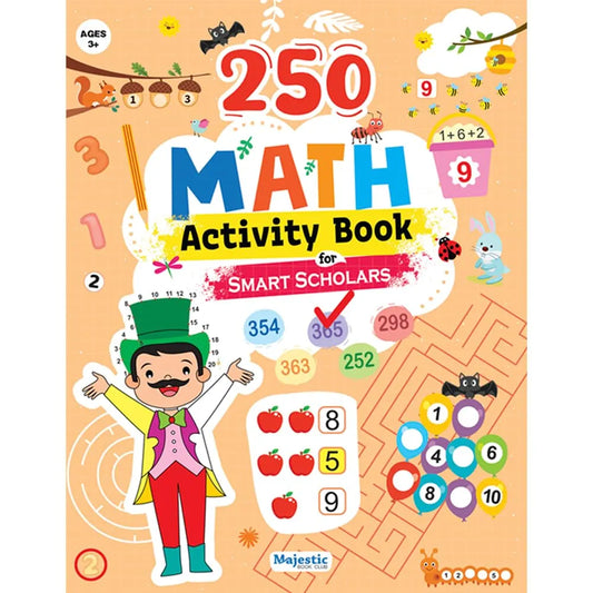 Maths Activity Book for Age 3+ | 250 Engaging, Skill-Booster Activities | Builds Focus and Fine-Motor Skills | Fun Learning | The Book Tree Books