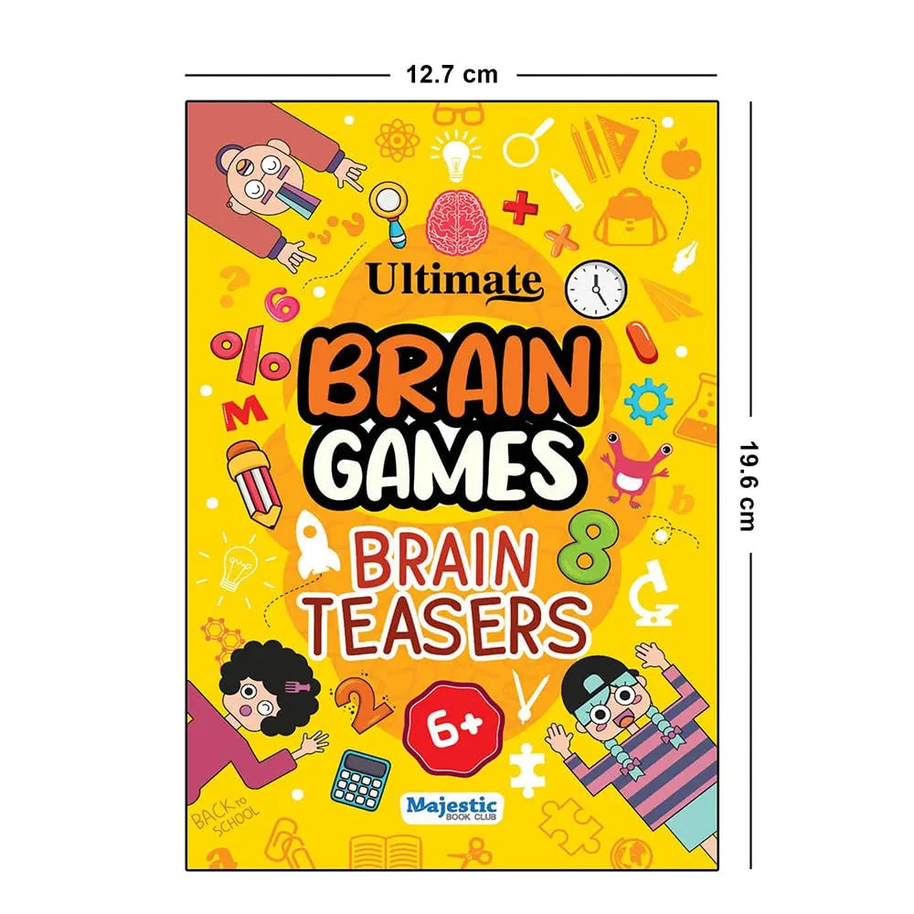 Brain Teasers for Kids  - Ultimate Brain Games: 120+ Stimulating Puzzles to Boost Problem-Solving and Critical Thinking Skills in children - | The Book Tree Books