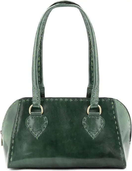 Goatter Genuine Leather Top Handle Tote Hanbag For Women