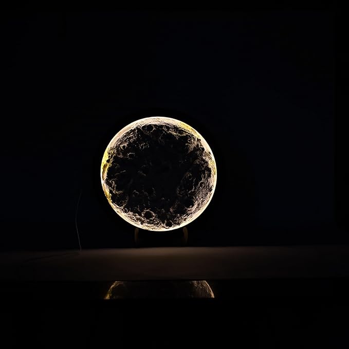 Hobby India Diy Moon Lamp Kit Wall Mural With Night Light | Home Decor