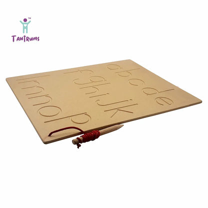 Tantrums Tracing Small ABC Wooden Board| Education Puzzle Learning Aid for Kids