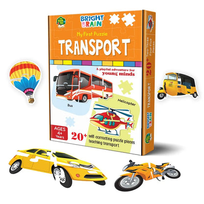 The Book Tree Transport 20+ Piece Jigsaw Puzzle for Preschoolers, Educational Toy for Learning Different Birds, Gifts for Kids Ages 3 to 6 by Majestic Book Club