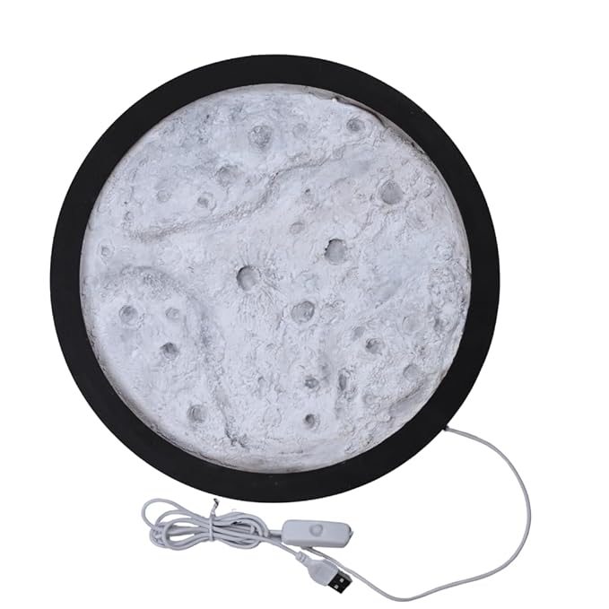 Hobby India Diy Moon Lamp Kit Wall Mural With Night Light | Home Decor