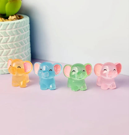 Satyam Kraft Resin 1 Set Elephant Miniature Figurines