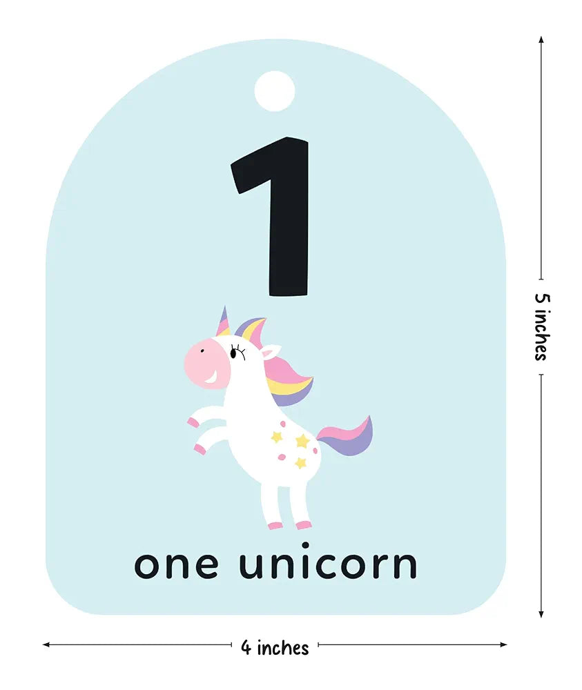 Popcorn Games Numbers Baby's First Board Flash Card Learning Educational Toy for New Born Baby Kids Ages 3 Month+ Best Birthday Gift Early Learning - 20 Cards