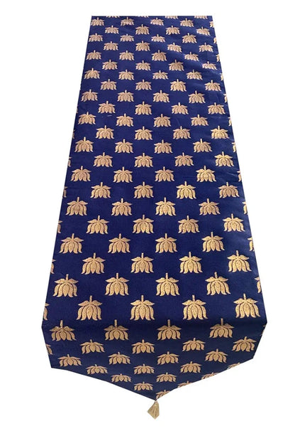 Pink Parrot-designer Durable Dopian Silk Table Runner Colour Multicolour