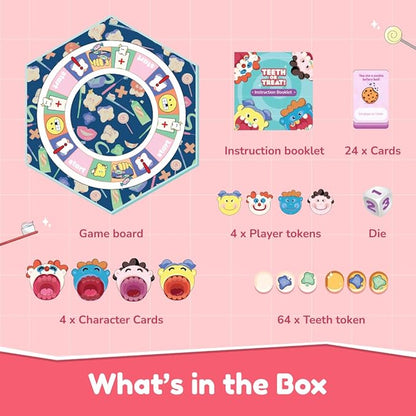 Bloomingo Board Game - Teeth or Treat | Exciting Dental Adventure Game for Kids & Adults