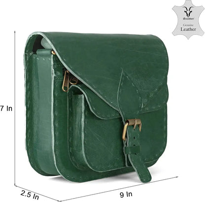 Goatter Genuine Leather Crossbody Sling Bag For Women
