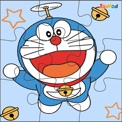 Wooden Jigsaw Puzzles - Doraemon & Friends Anime Cartoon Characters