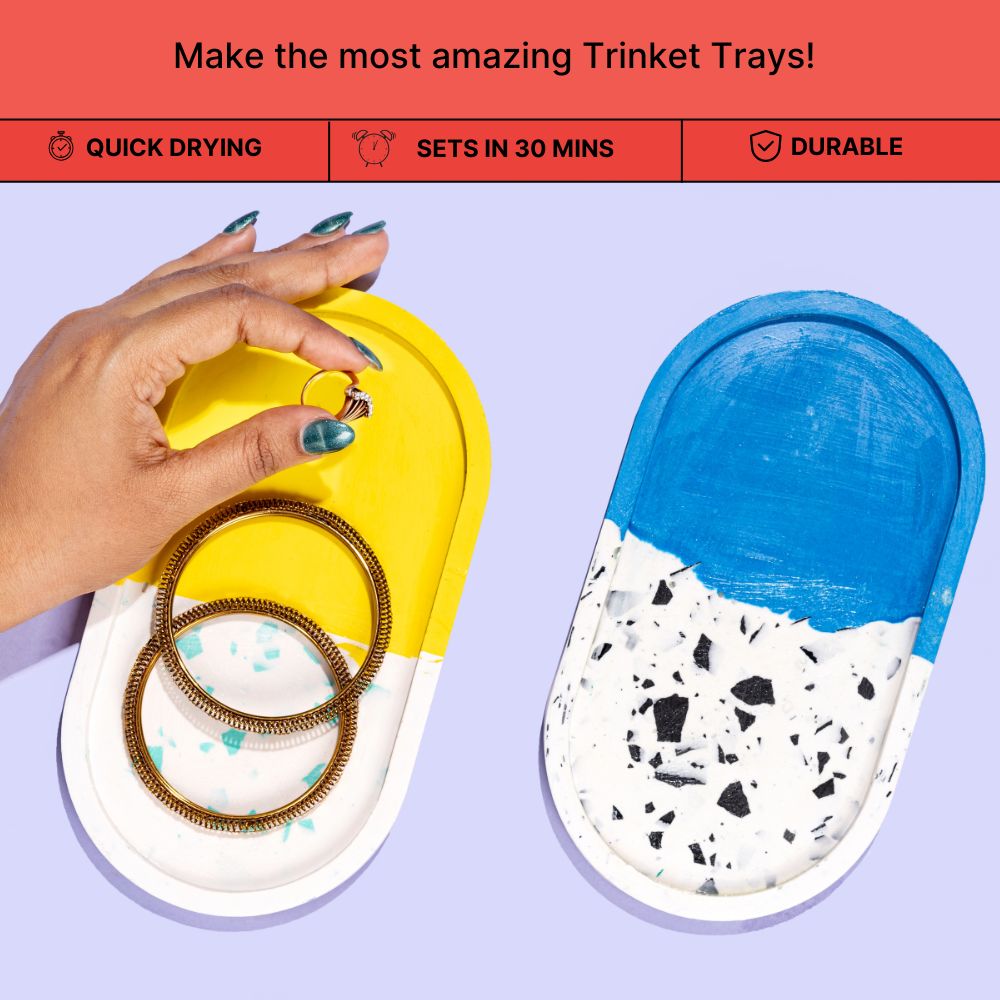 DIY Jesmonite Terrazzo Trinket Tray Kit