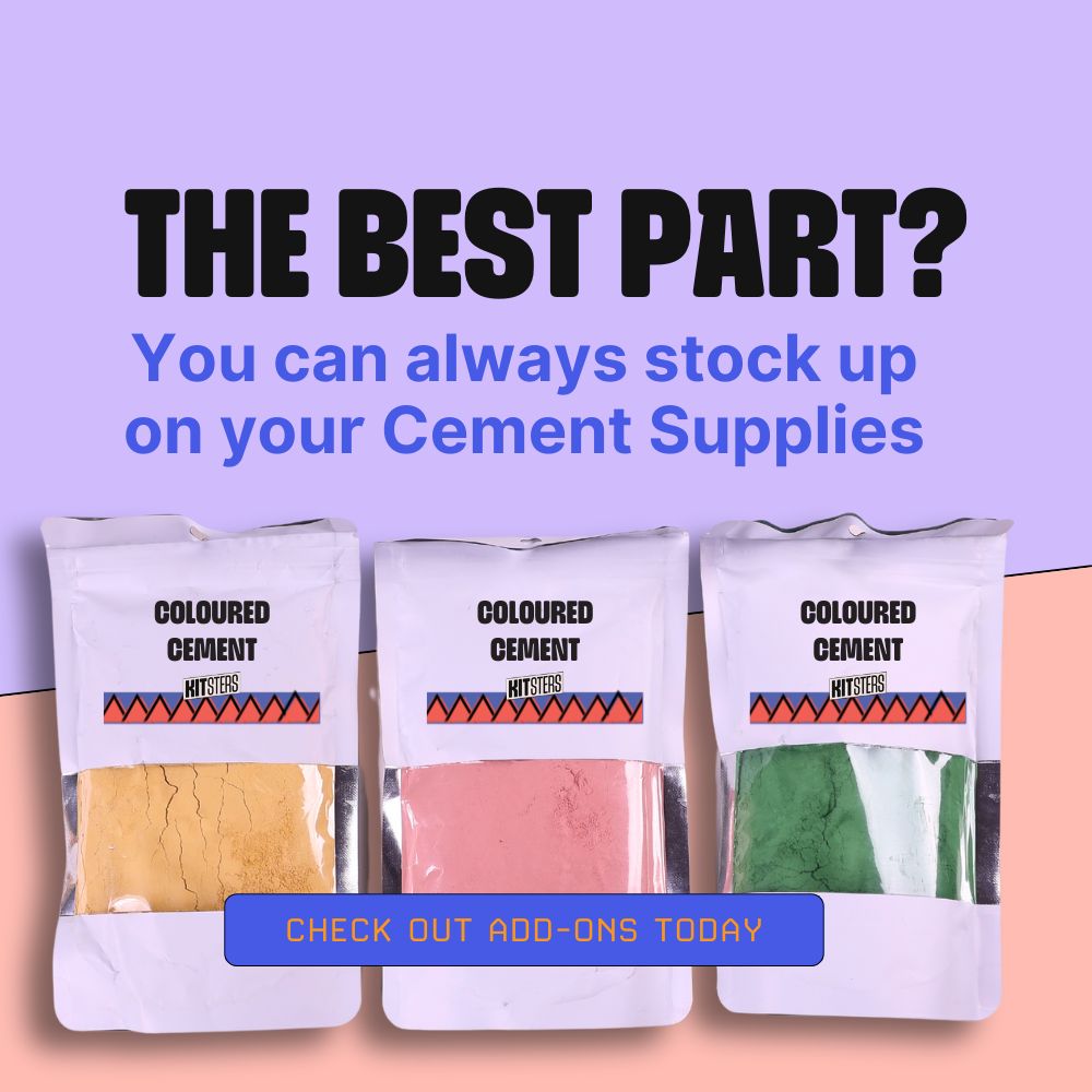 DIY Cement Coaster Kit