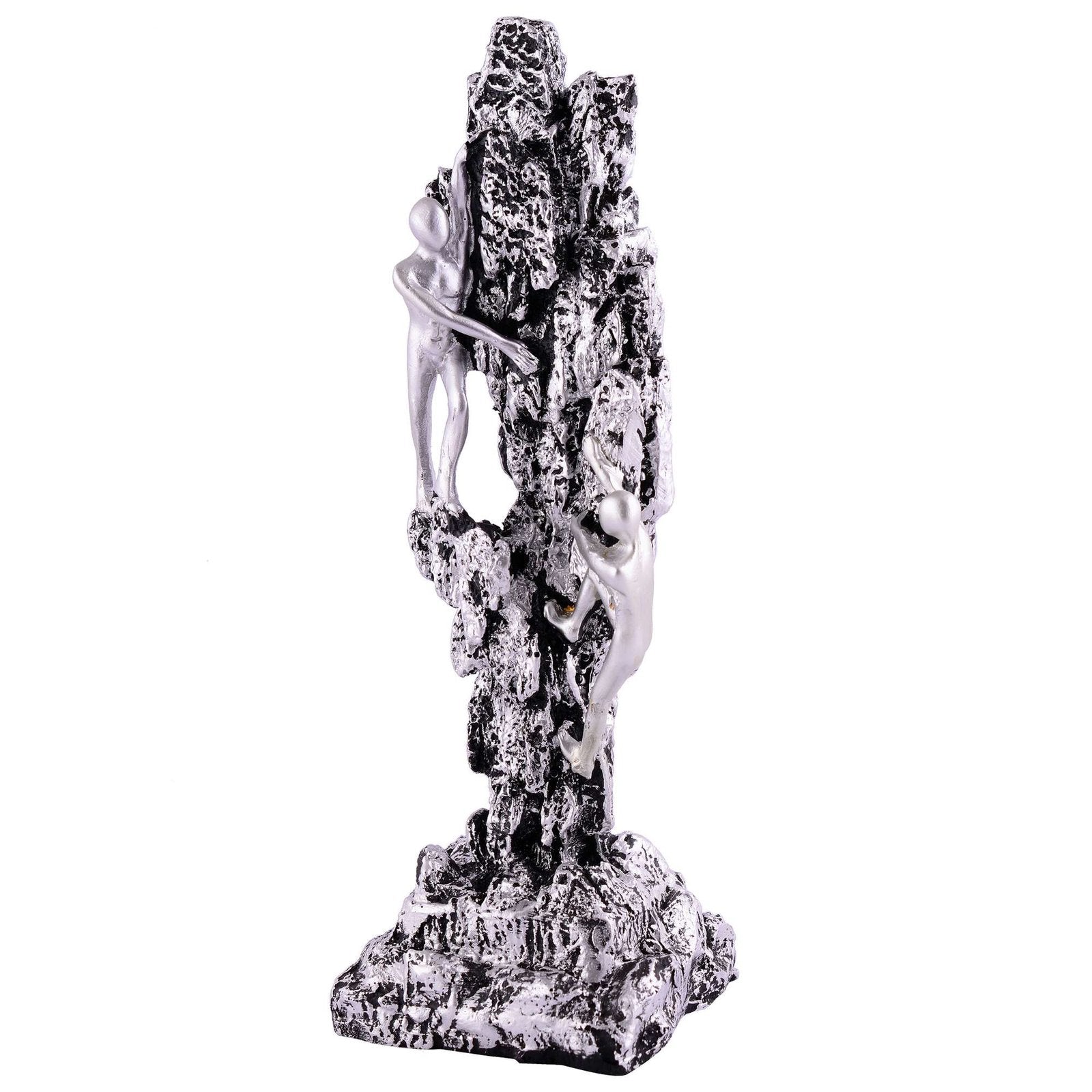 Men Sitting on Ball Showpiece for Home Decor Showpiece, Atlas Sculpture for Office Table Décor multicolour