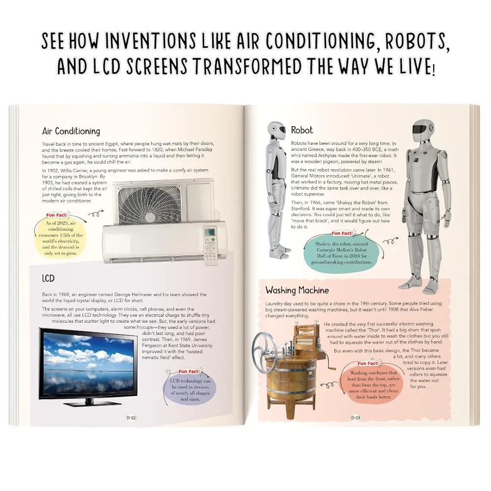 Majestic Book Club’s Big Book of Inventions | 365 Fascinating Facts | Educational Encyclopedia For Kids Age 8+ | Fact Book