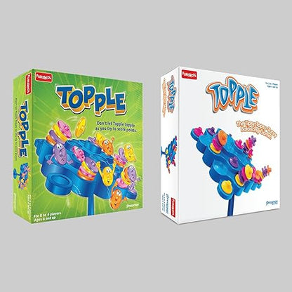 Funskool Games Topple Strategy balancing and skill game Stack 5 in a row For Kids