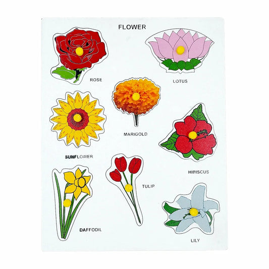 Tantrums Preschool Wooden Educational Puzzle for Kids Learning Helpful in Developing Hand Eye Concentration and Motor Skills with Self-Correcting Match 