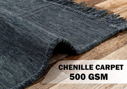 BSB Home Designer Superfine Chenille Carpet Velvet Carpet Area RugDurries with Fine Gold Yarn for Living Room