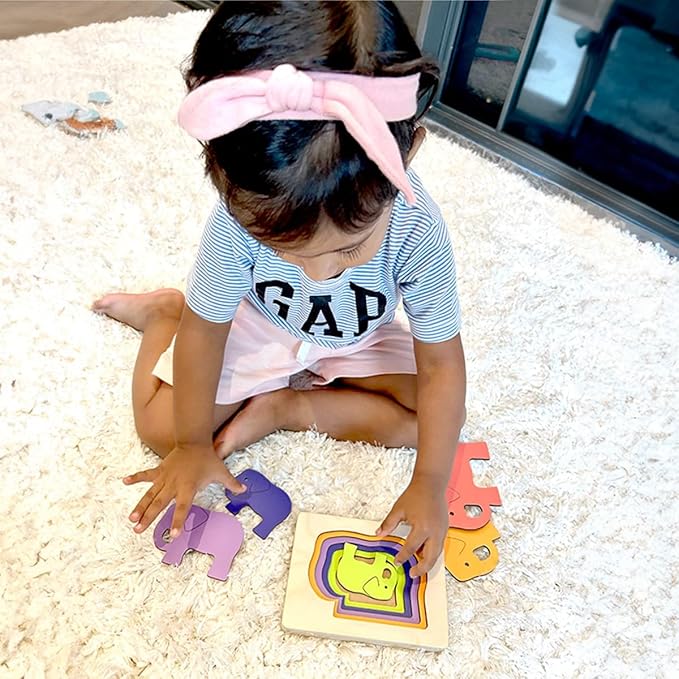 Curious Cub Montessori Learning Wooden Toys | Box 12 | Develop Problem/puzzle Solving | Hand-eye Coordination & Brain Development