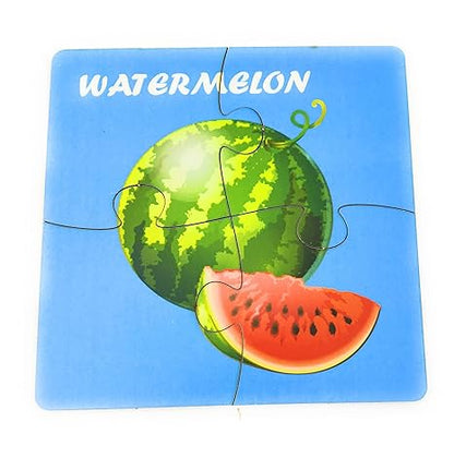 FunBlast Fruits Jigsaw Puzzles for Kids Wooden Paperless Jigsaw Puzzles for Kids