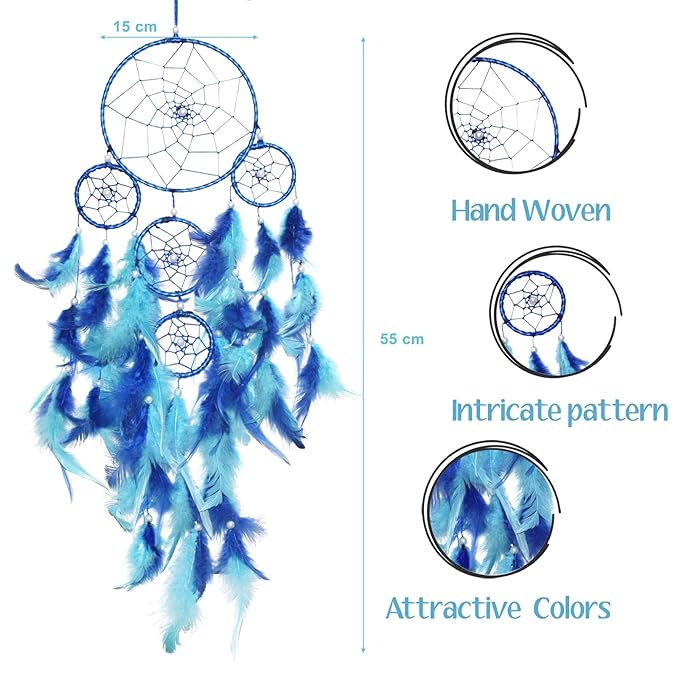 Asian Hobby Crafts Dream Catcher Wall Hanging for Wall Decor | Dream Catcher for Peaceful Sleep