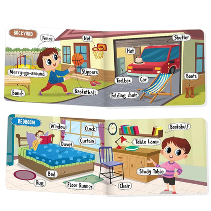 The Book Tree Picturepedia of My Home I Board Book for Kids Age 2+ I Bright & Colourful Pictures I Easy-to-Read Word Labels I Builds Vocabulary I Early Learning Picture Books for Children by Majestic Book Club