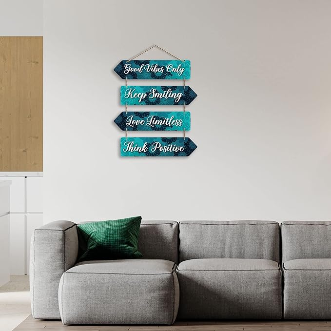 Artvibes Motivational Quotes Wall Hanger for Home Decor | Mdf Wall Decoration | Modern Wooden Wall Art