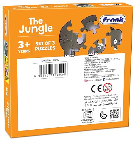 Frank The Jungle Jigsaw Puzzle for Kids 3 Years & Above Focus and Memory Skills – 10202