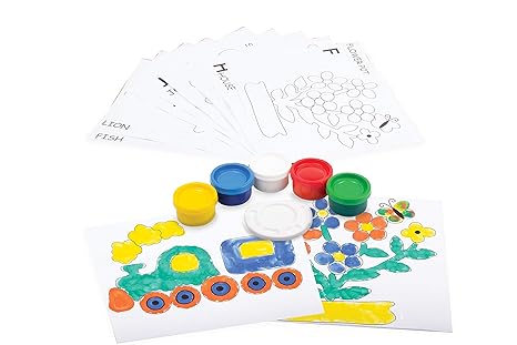 Funskool Handycrafts Finger Painting Art and Craft Kit Make Your own finger Painted Artwork