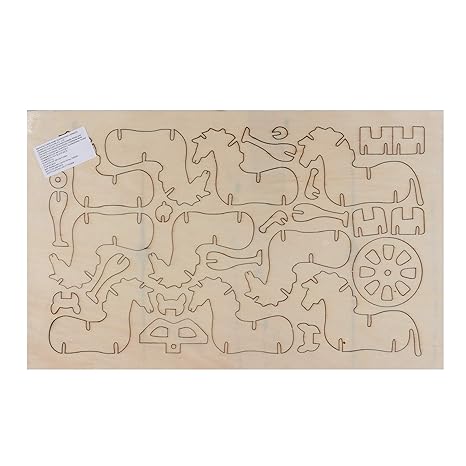 Webby 3D DIY Wooden Escort Carriage Jigsaw Puzzle