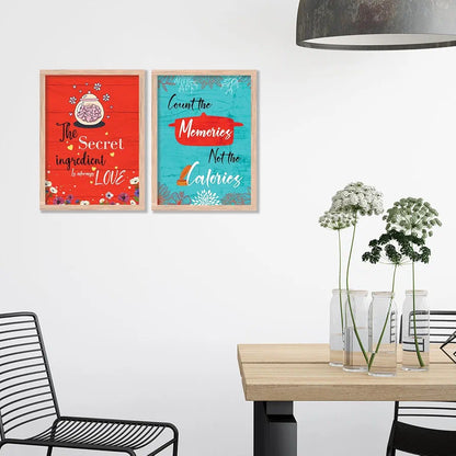 Kotart Motivational Quotes Posters with Frame for Home Decoration Pack of 2 Design09