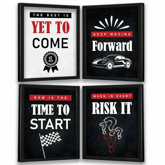 Kotart The Best is Yet to Come Framed Posters Inspirational Quotes Posters with Frame