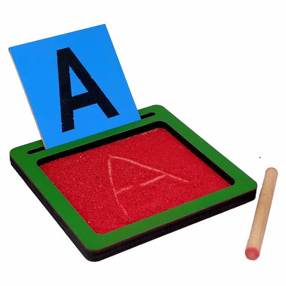 Tantrums Coloured Sand Paper with Tray | Learning Fun Education Puzzle Learning Aid for Kids  