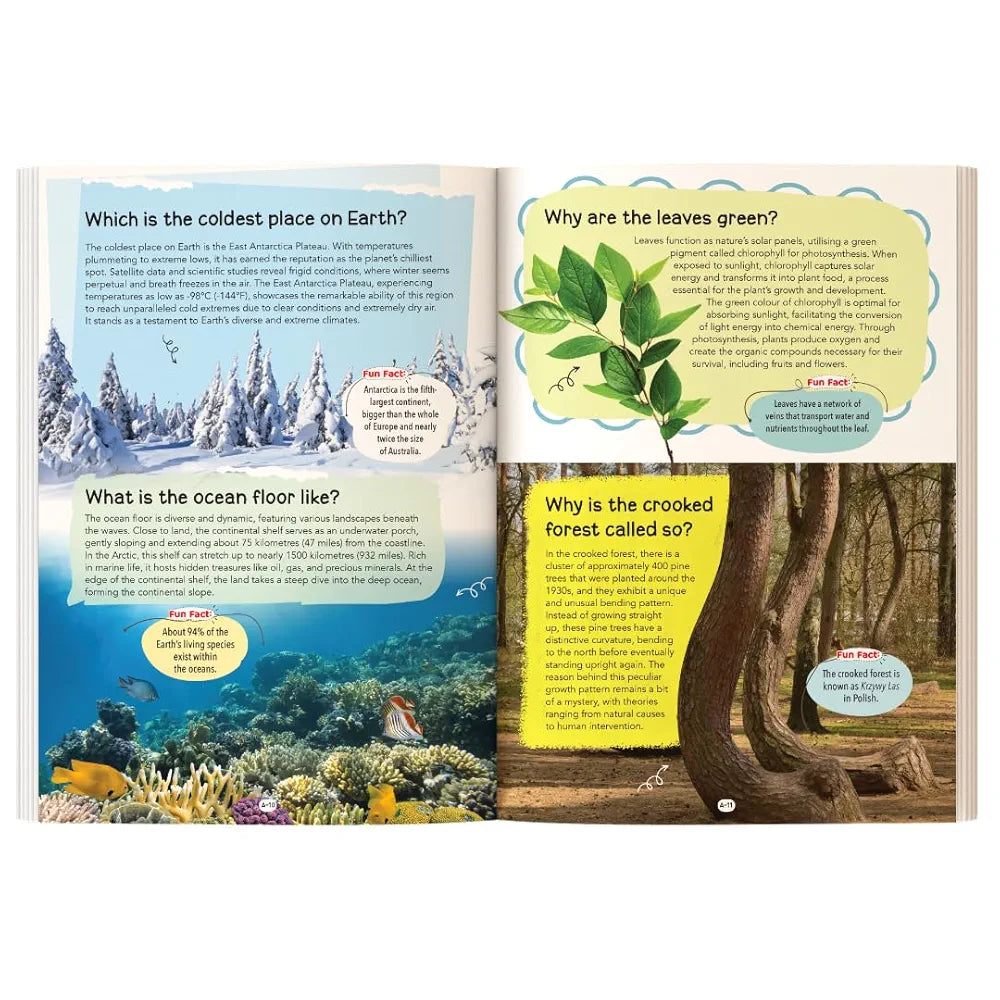 121 Earth and Life Sciences Facts Book for Kids Ages 8+ | Educational Paperback with Colourful Images & Bold Text | 121 Curious Facts for All Ages by Majestic Book Club
