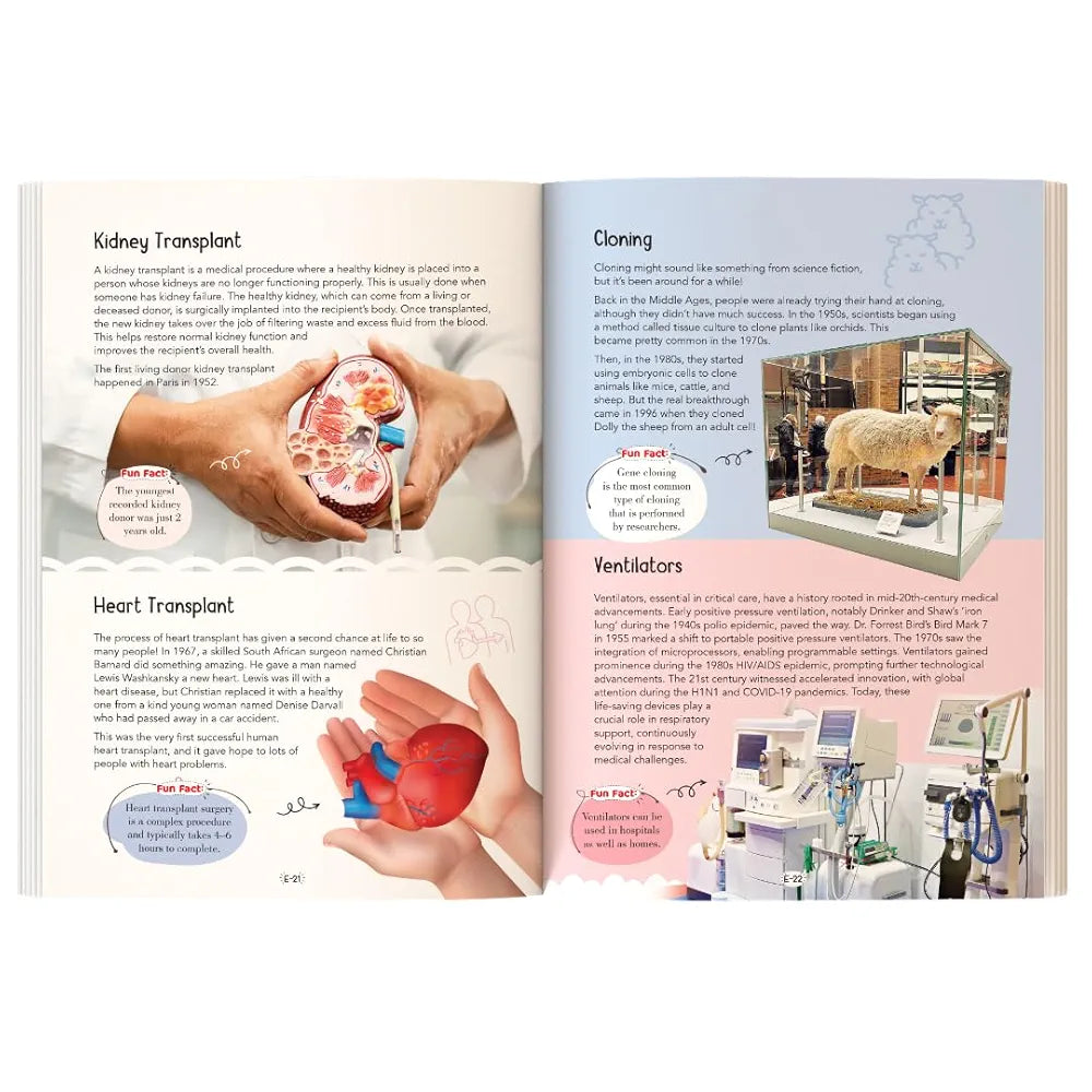 121 Medical & Modern Inventions Facts Book for Kids Ages 8+ | Educational Paperback with Colourful Images & Bold Text | 121 Curious Facts for All Ages by Majestic Book Club