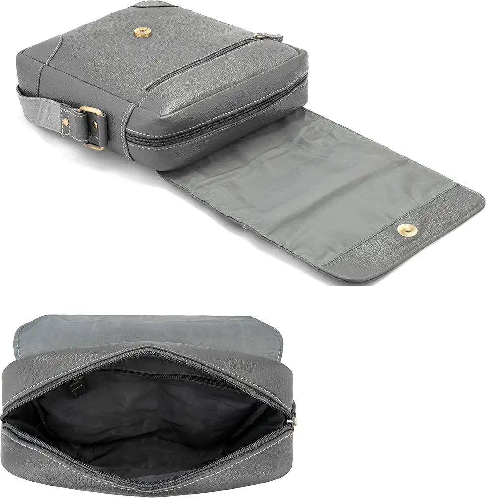 Goatter Genuine Leather 10" Inch Sling Bag For Unisex