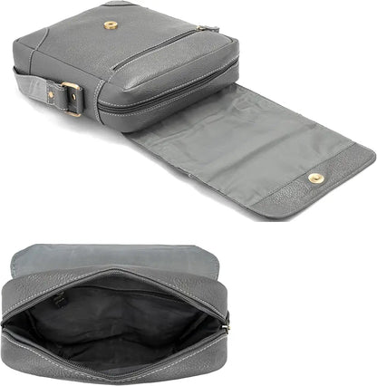 Goatter Genuine Leather 10" Inch Sling Bag For Unisex