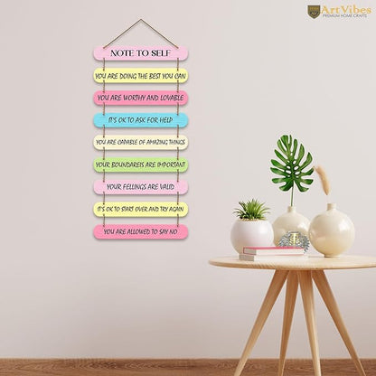 Artvibes Mdf Wooden Nature Designer Wall Hanging | Set of 11