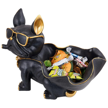 Zart Dog Showpiece for Home Decor showpiece Dog Bask Black