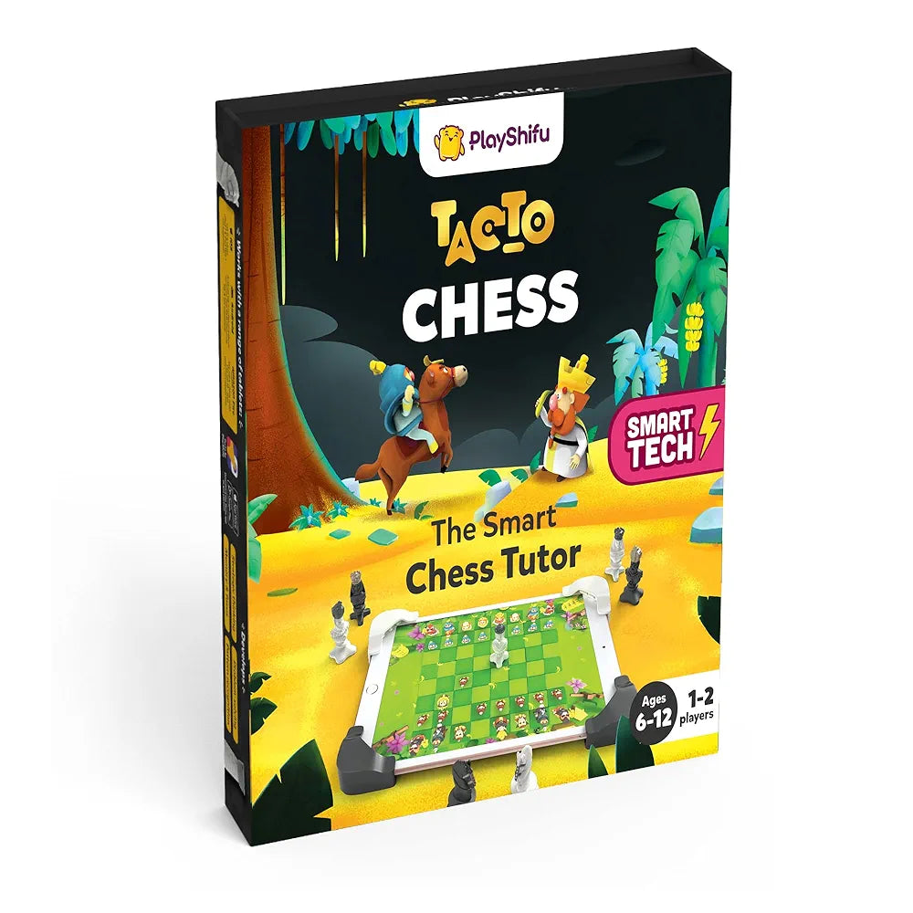PlayShifu Tacto Chess - AR STEM Chess Board for Kids  - Play Chess with 2-Player or with AI, Develop Strategic Thinking and Problem-Solving Skills - Ideal Birthday Gifts for Boys and Girls