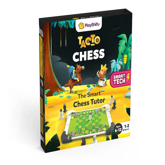 PlayShifu Tacto Chess - AR STEM Chess Board for Kids  - Play Chess with 2-Player or with AI, Develop Strategic Thinking and Problem-Solving Skills - Ideal Birthday Gifts for Boys and Girls
