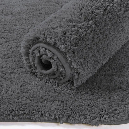 Luxe Home International Runner Super Soft Anti Skid Newman Rug For Bedroom  Rectangular Colour Grey