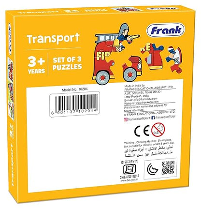 Frank Transport Theme Jigsaw Puzzle for Kids Above Educational for Focus and Memory - 10204