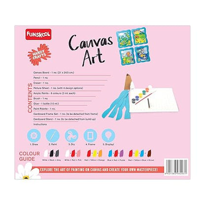 Funskool Handycrafts Canvas Art Art and Craft Kit Multicolor