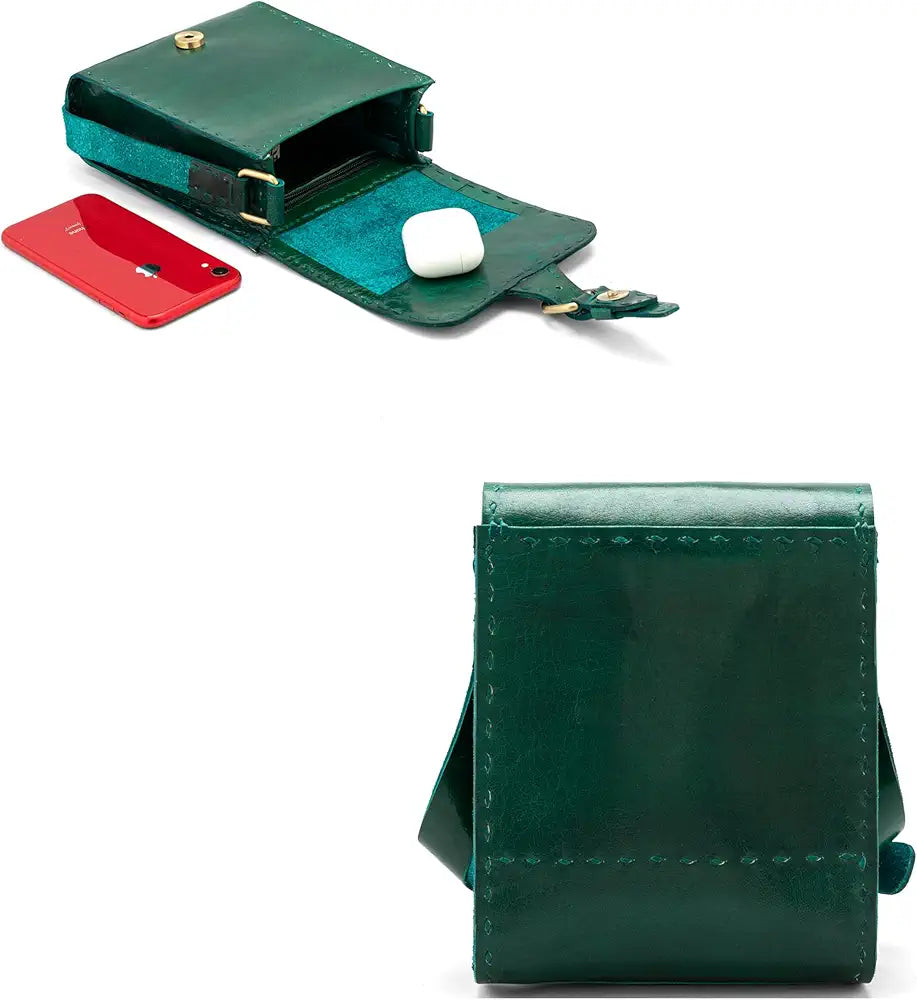 Goatter Genuine Leather Handmade Girls And Women’s Small Cross Body Sling Bag For Daily Use