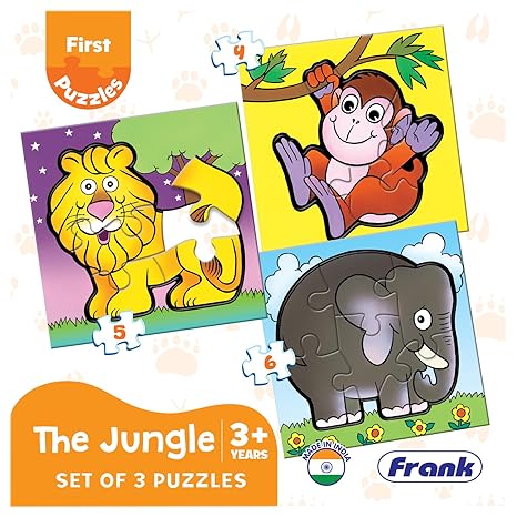 Frank The Jungle Jigsaw Puzzle for Kids 3 Years & Above Focus and Memory Skills – 10202