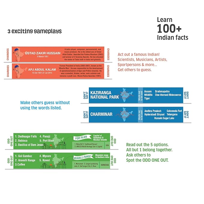 Chalk and Chuckles Smart Sticks Discover India, Kids Games | India Map Puzzle | Fun Educational Toys