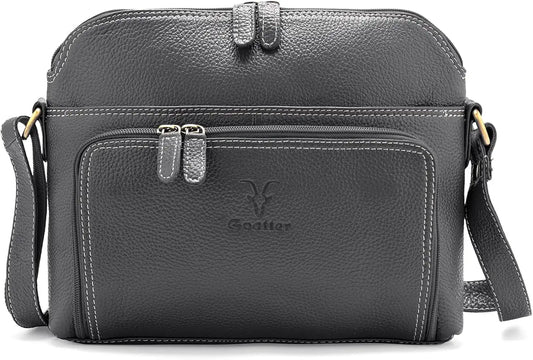 Goatter Genuine Leather Casual Sling Bag for Girls and Women